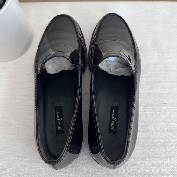 Paul Green Dark Brown/Black Patent Leather Loafers Women’s US7-7.5 - Picture 8 of 12